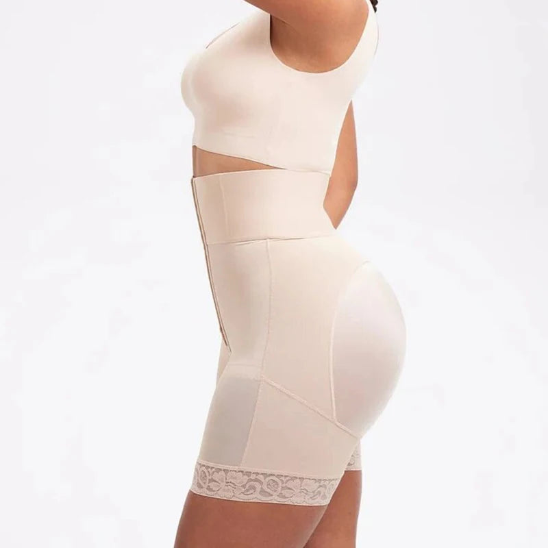 Women High Waist Body Shaper Panties Butt Lifter Slim Shapewear BBL Shorts Tummy Control Bandage Panties